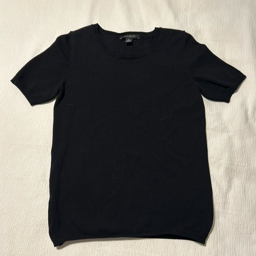 Black Ann Taylor Work Top